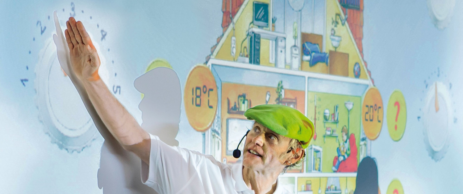 Lernerlebnis Energie sparen Infotainment Schulkommunikation Lerntheater
